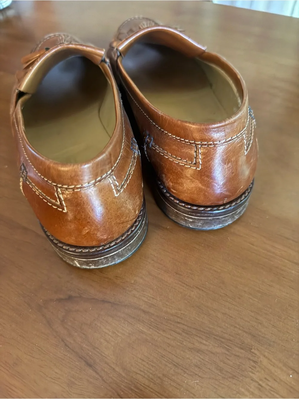 Vintage Johnston & Murphy Brown Leather Loafers